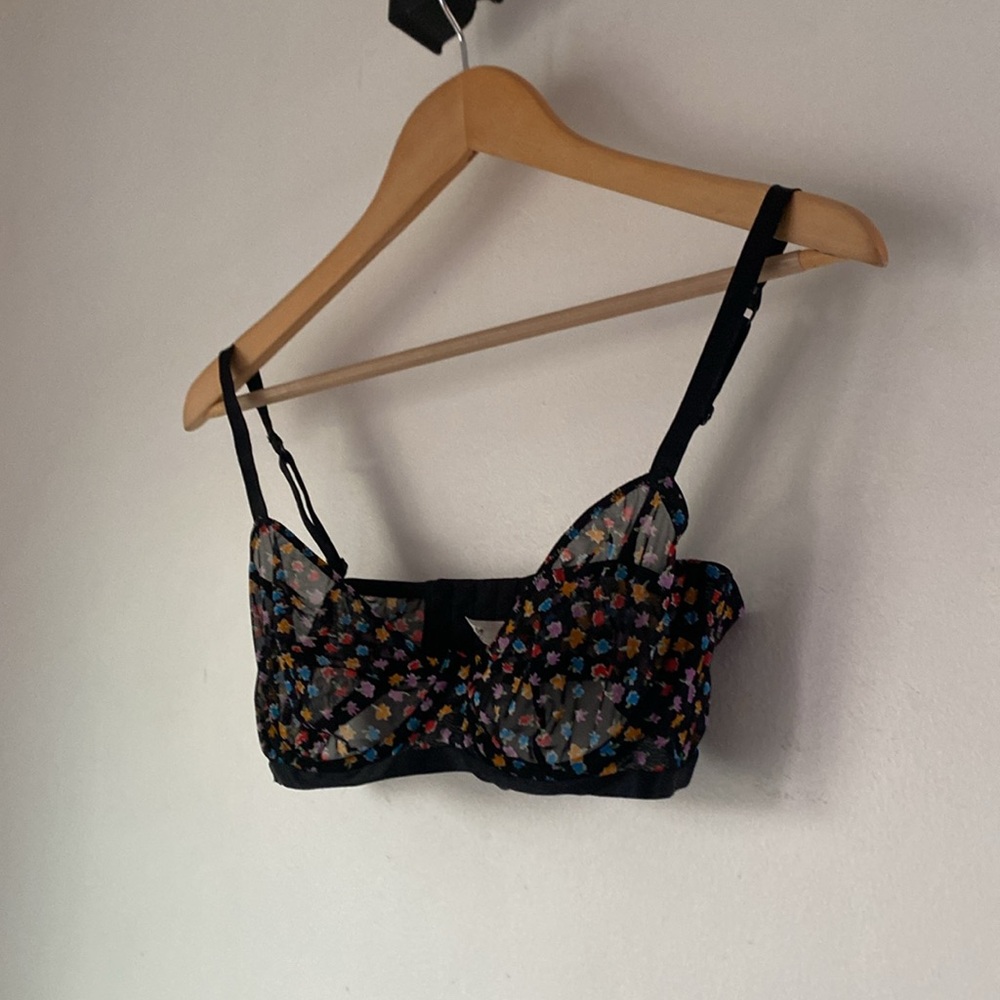 Free People 34D Capri Demo Wired Floral Bra - Picture 8 of 13